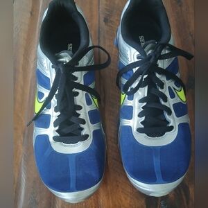 Nike Blue and Silver Athletic Shoes